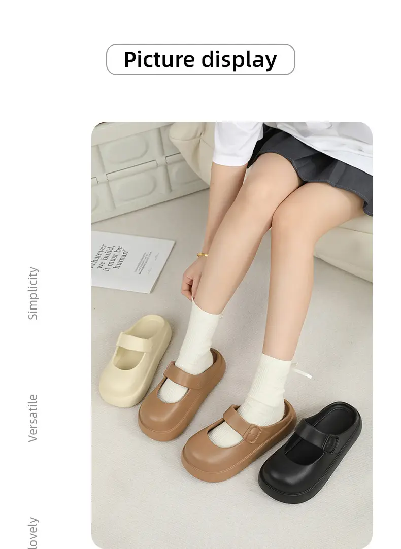 Mary Jane Cave Shoes Women's Outer Wear Summer 2025 New Nurs Shoes Non-slip Thick Bottom Beach Sandals for Women — feature 6