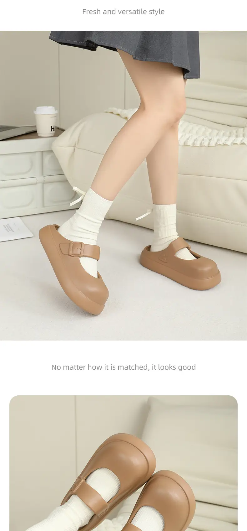 Mary Jane Cave Shoes Women's Outer Wear Summer 2025 New Nurs Shoes Non-slip Thick Bottom Beach Sandals for Women — feature 8