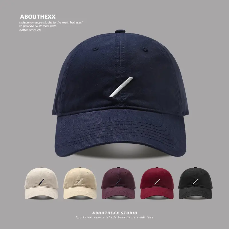 About The Heavens Maroon Baseball Cap with Blue Embroidery - Image 8