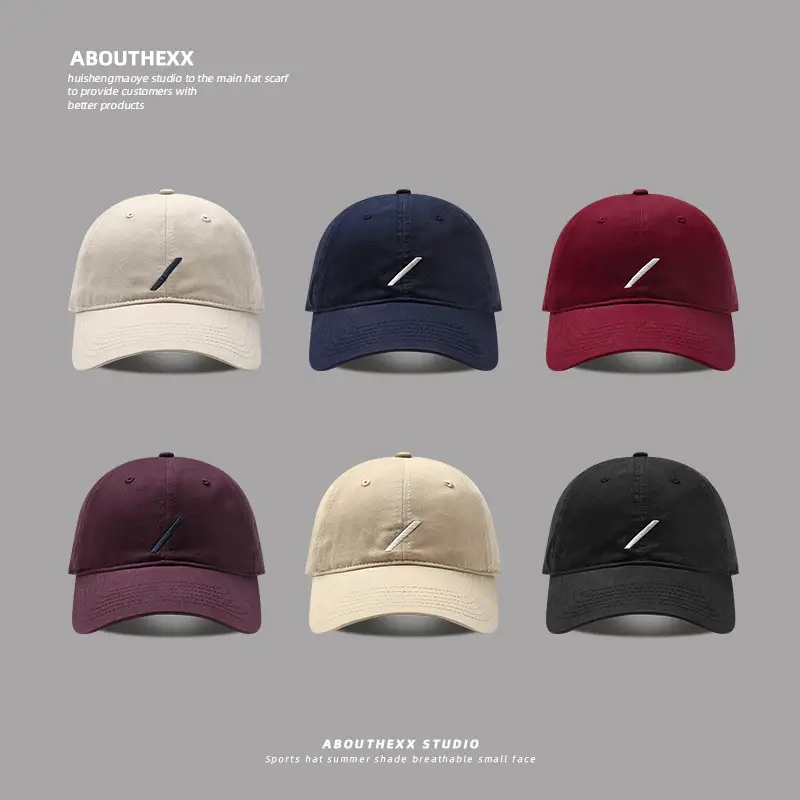 About The Heavens Maroon Baseball Cap with Blue Embroidery - Image 9