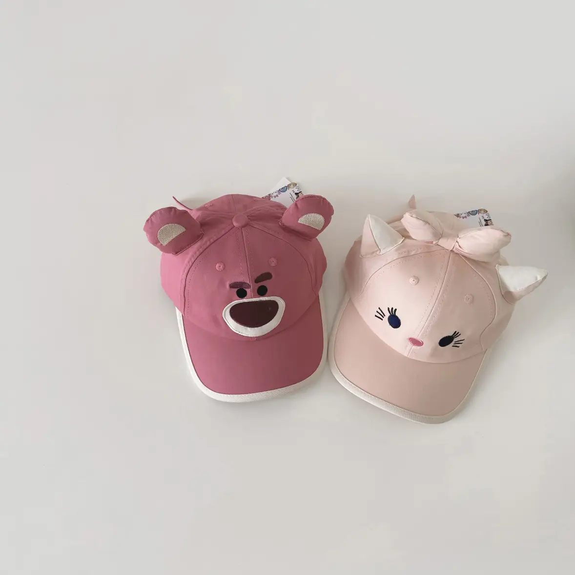 Cute Cartoon Baseball Cap for Boys Girls Pink - Image 4