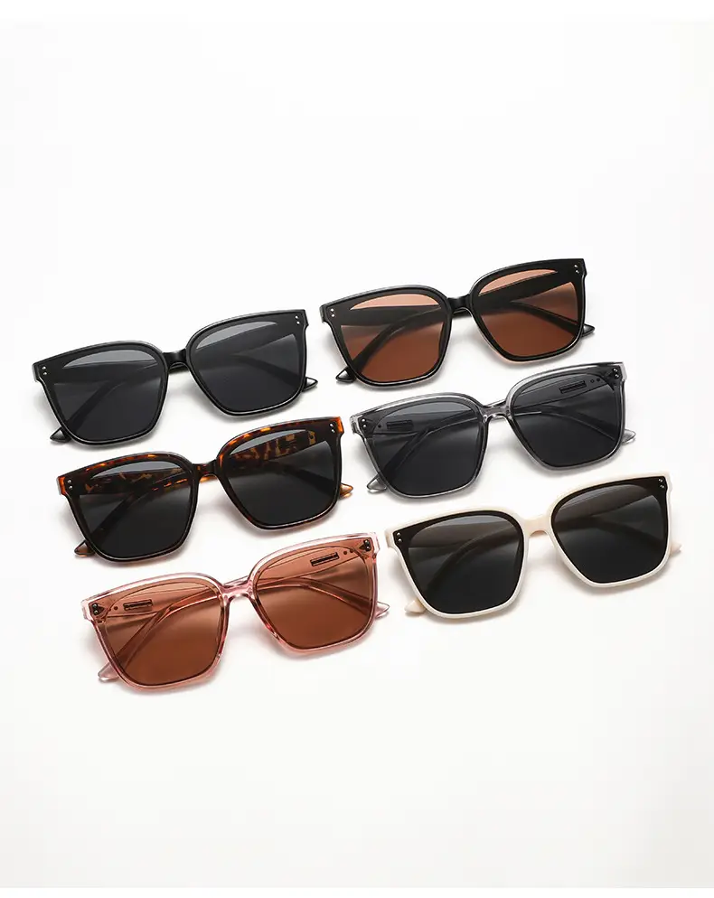 Anti-UV Sunglasses Korean Style Large Frame Men Women — feature 17