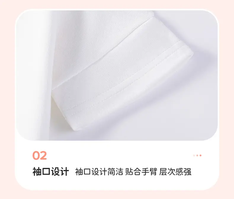 White Cartoon Heart T-Shirt for Girls Summer Wear — feature 23