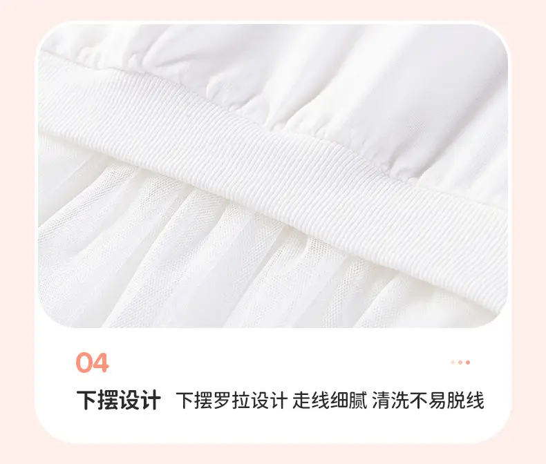 White Cartoon Heart T-Shirt for Girls Summer Wear — feature 25