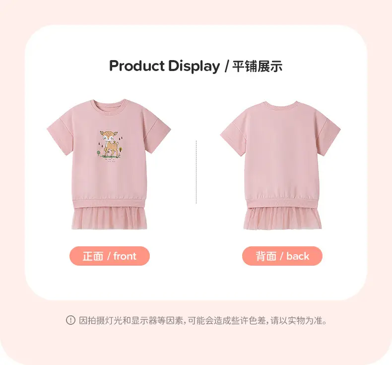 White Cartoon Heart T-Shirt for Girls Summer Wear — feature 40