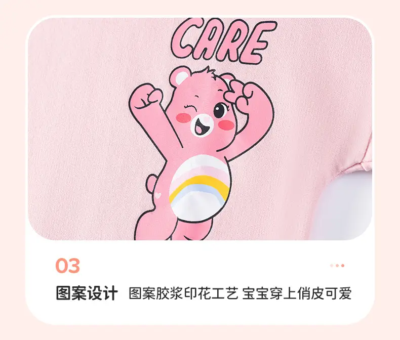 White Cartoon Heart T-Shirt for Girls Summer Wear — feature 50