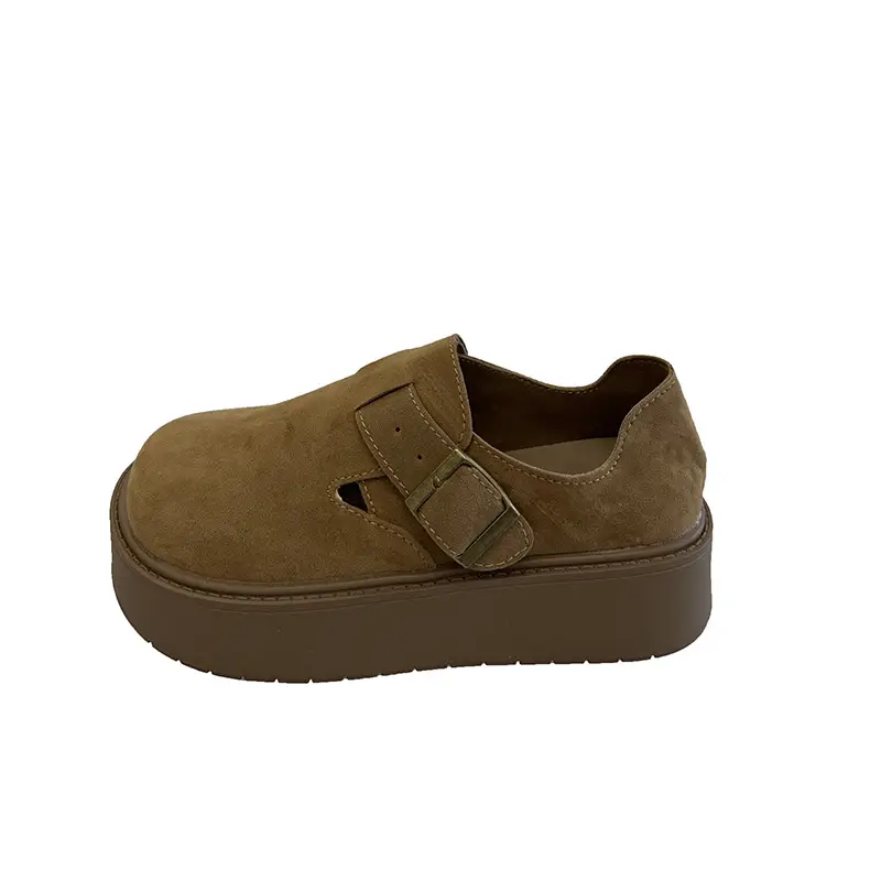 Vintage Women's Thick Heel Slip-On Shoes 2025 - Image 7