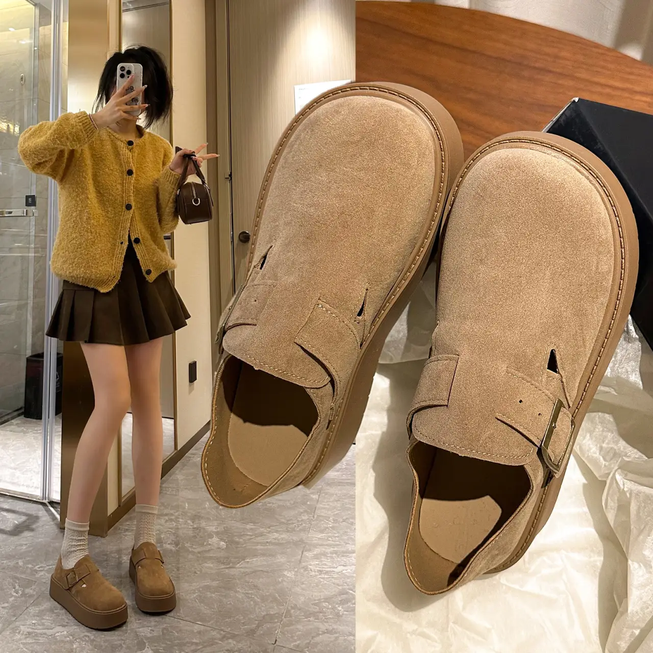 Vintage Women's Thick Heel Slip-On Shoes 2025 — feature 13