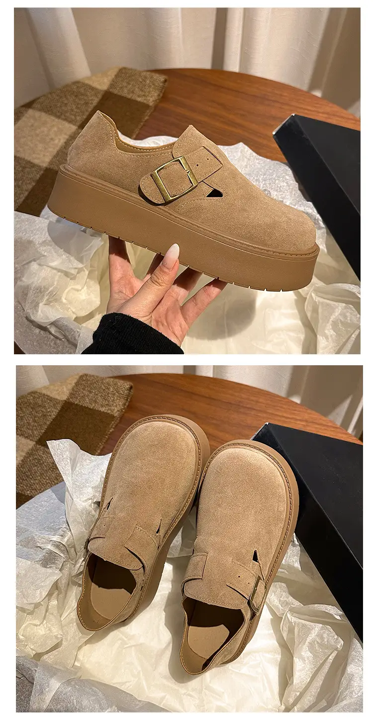 Vintage Women's Thick Heel Slip-On Shoes 2025 — feature 2