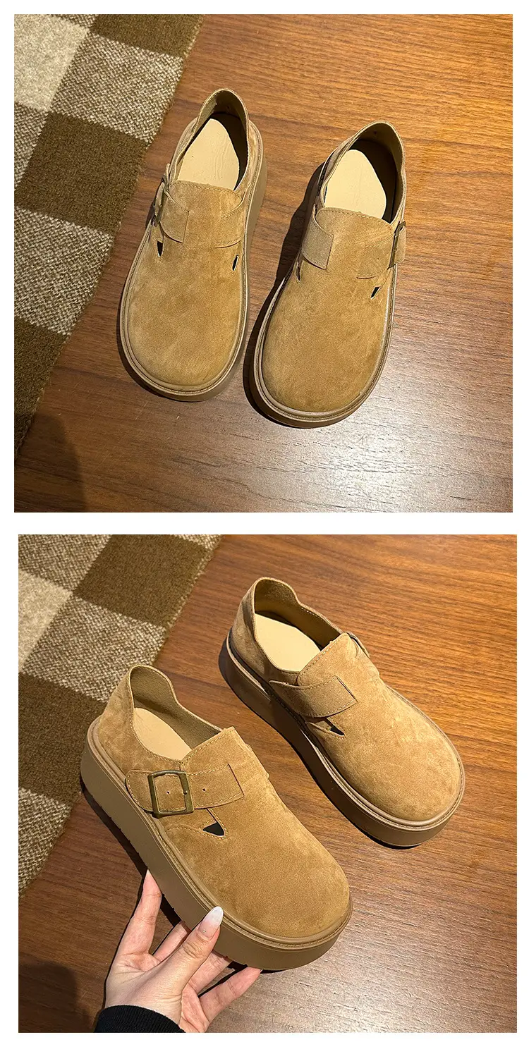 Vintage Women's Thick Heel Slip-On Shoes 2025 — feature 4