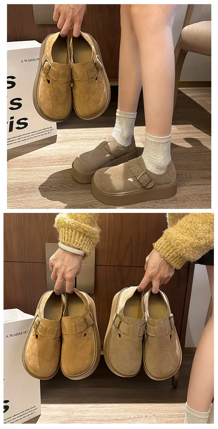 Vintage Women's Thick Heel Slip-On Shoes 2025 — feature 5