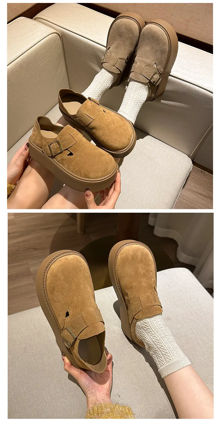 Vintage Women's Thick Heel Slip-On Shoes 2025 — feature 6