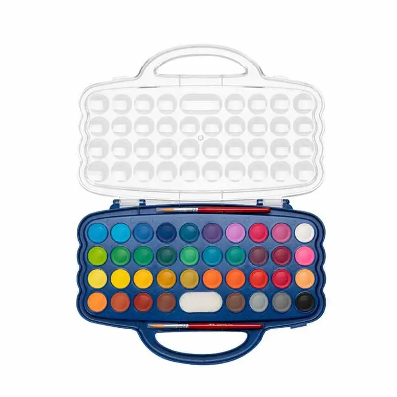 Morning Light 24-Color Solid Watercolor Set Portable Washable Watercolor Beginner Painting Art Paint Apl976M2