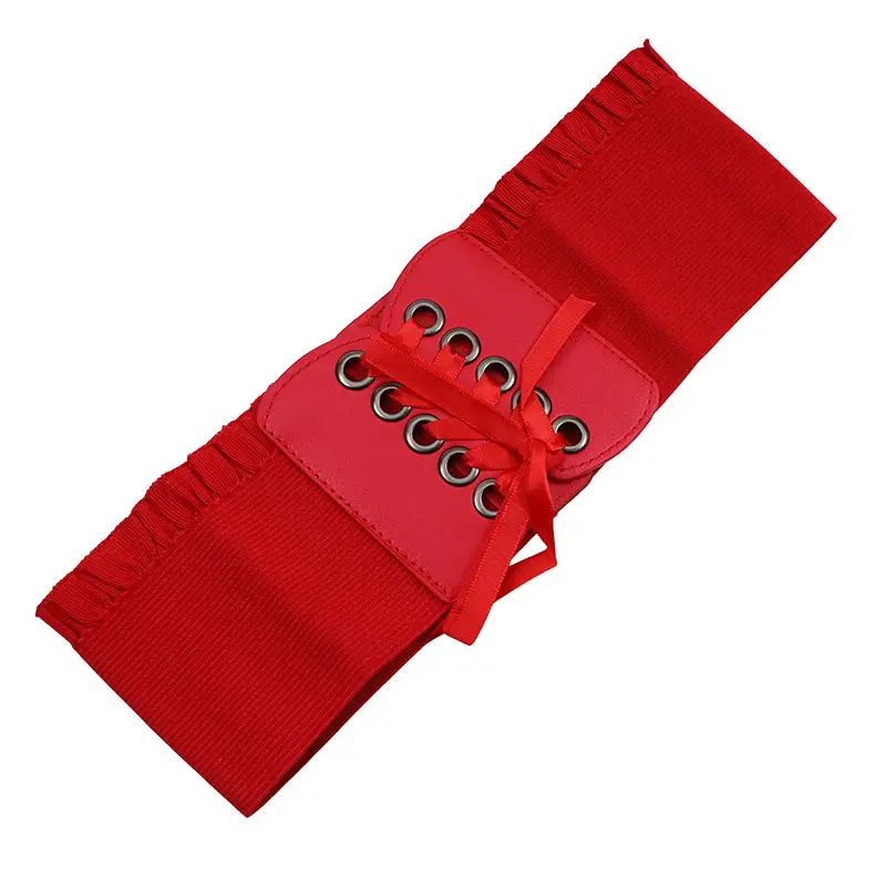Waist Seal Women's Black Tassel Belt Decorative European American Style — feature 42
