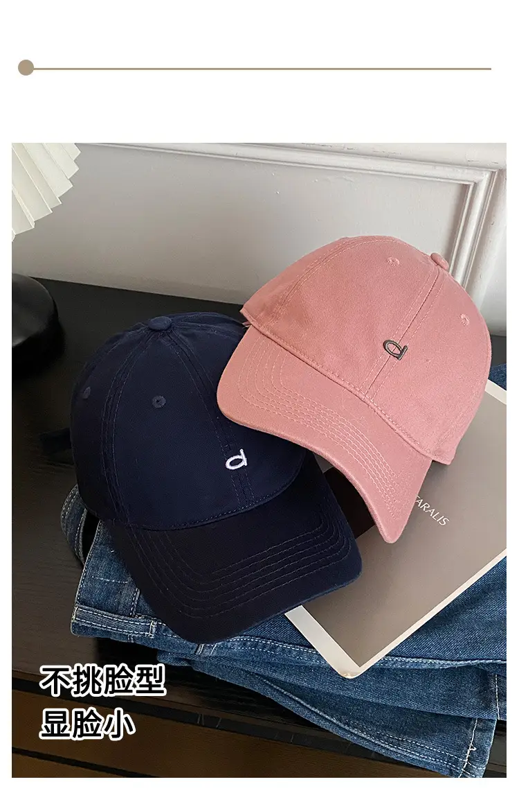 Women Deep Blue Baseball Cap with Logo — feature 4