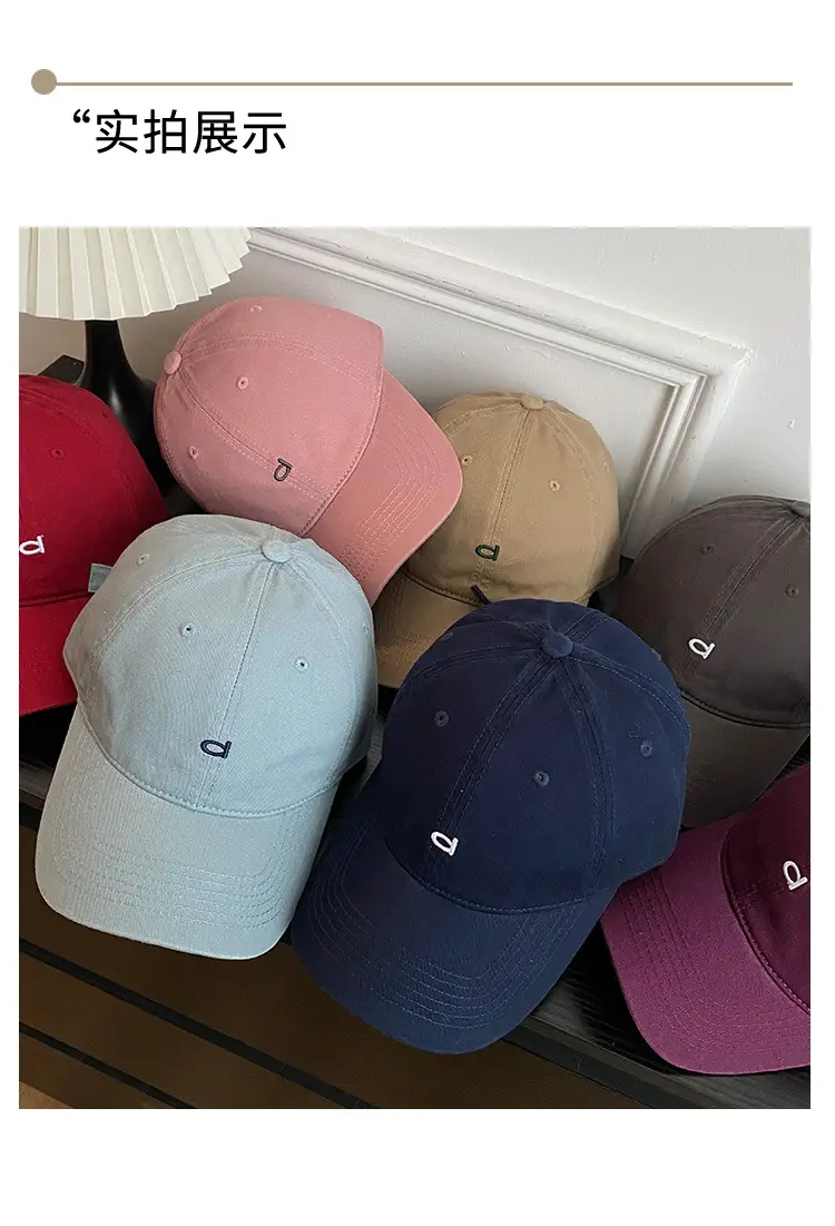 Women Deep Blue Baseball Cap with Logo — feature 8