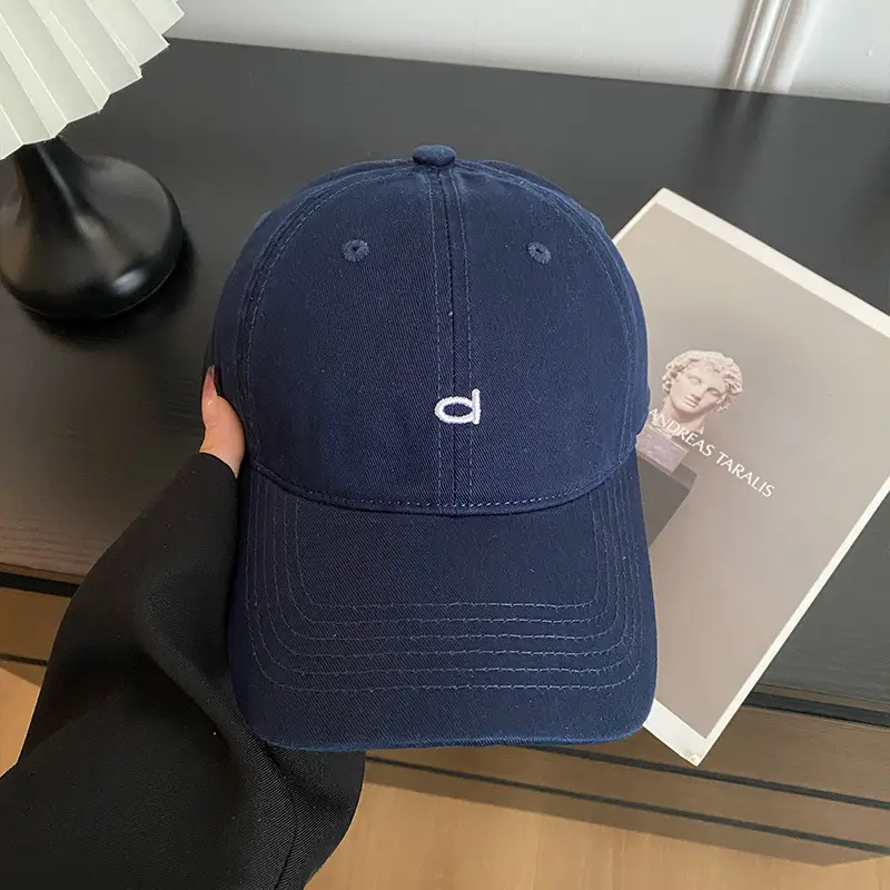 Women Deep Blue Baseball Cap with Logo