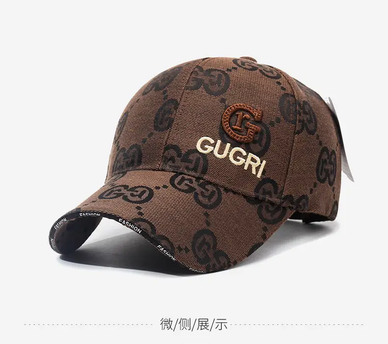 Men's Grey Gucci Logo Baseball Cap — feature 10