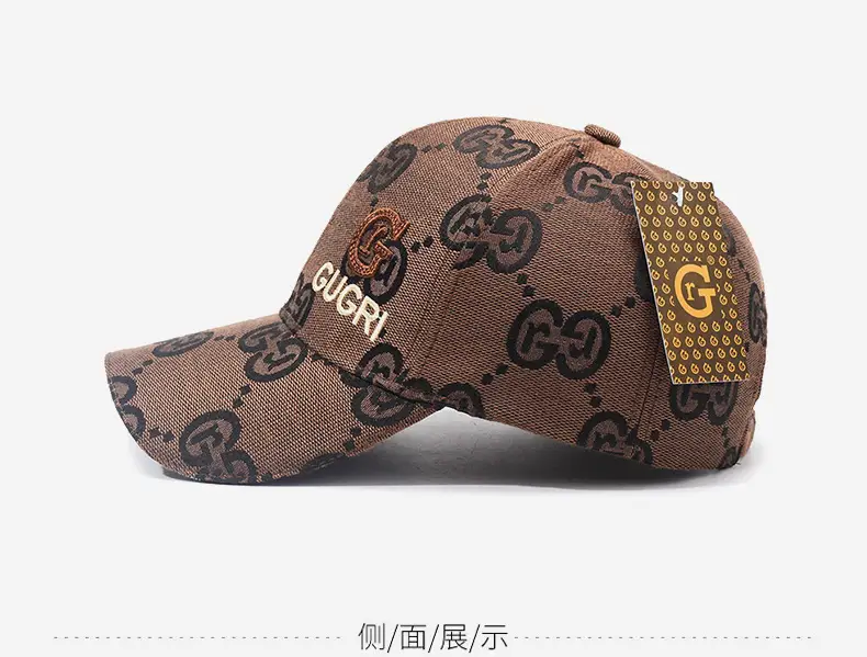 Men's Grey Gucci Logo Baseball Cap — feature 11