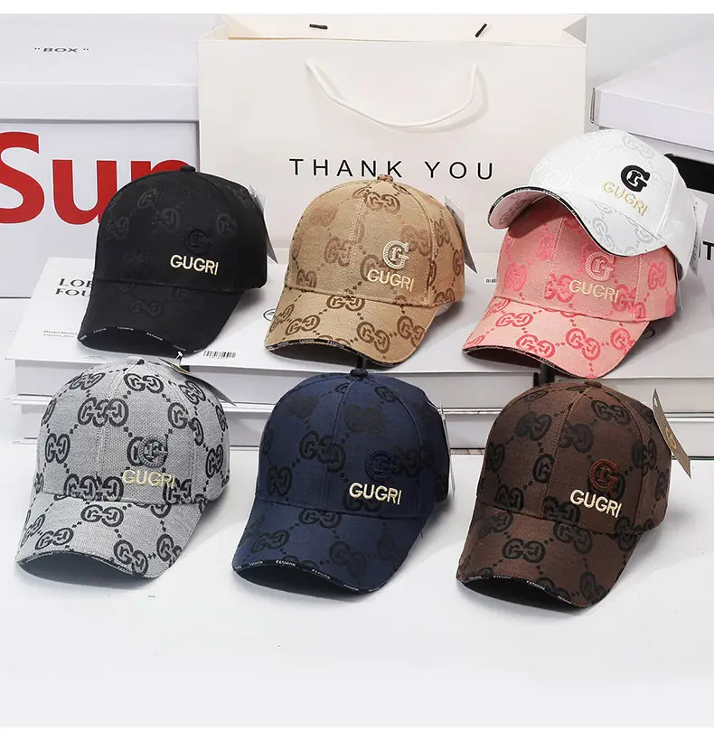 Men's Grey Gucci Logo Baseball Cap — feature 8