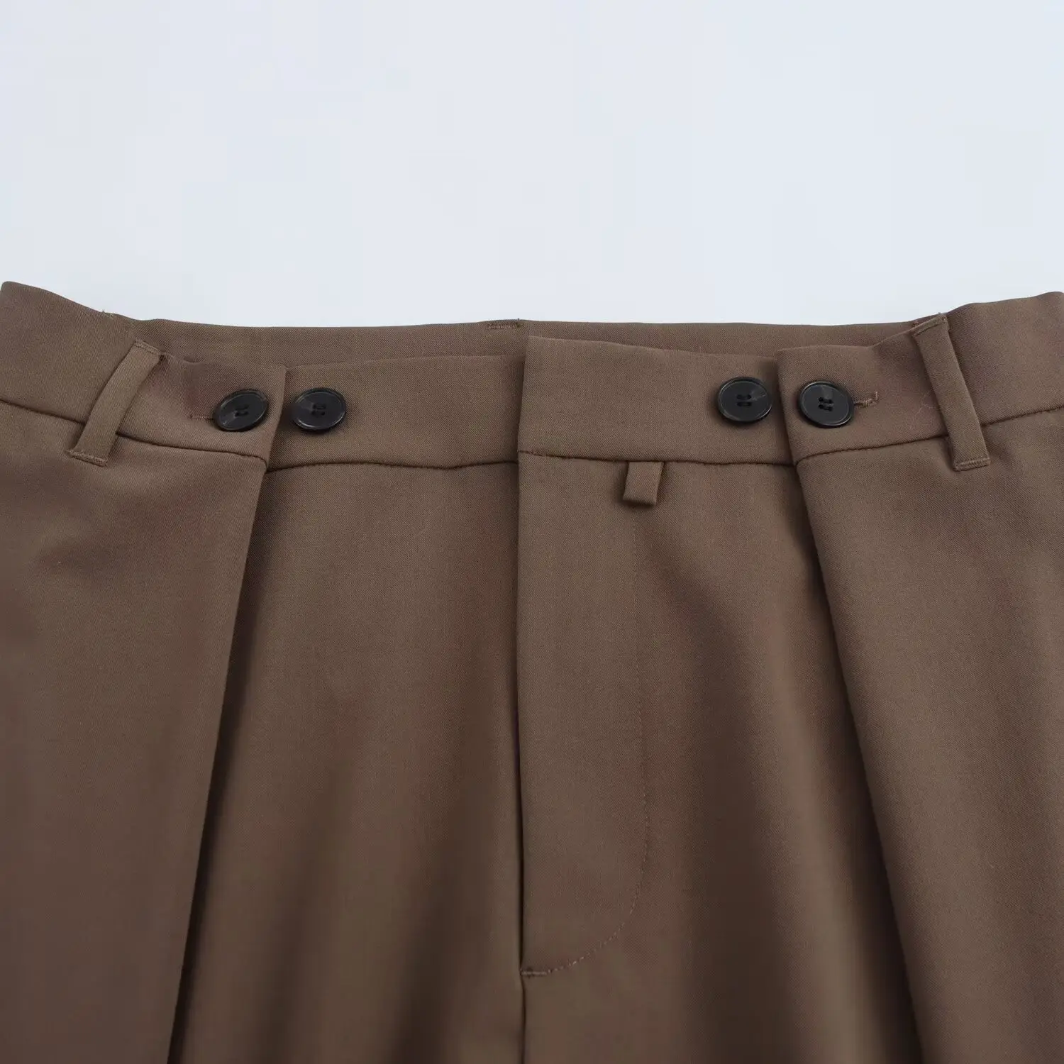 Brown Belted Suit Jacket for Women 2025 Spring New Style - Image 3