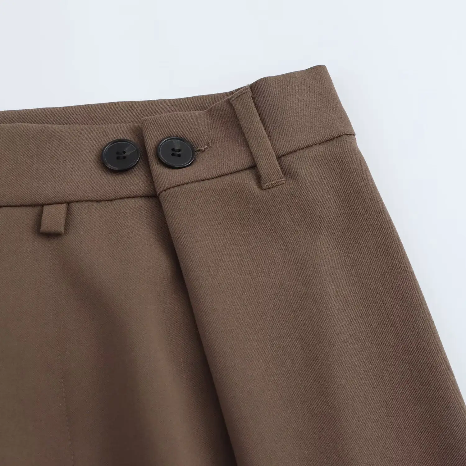 Brown Belted Suit Jacket for Women 2025 Spring New Style — feature 7