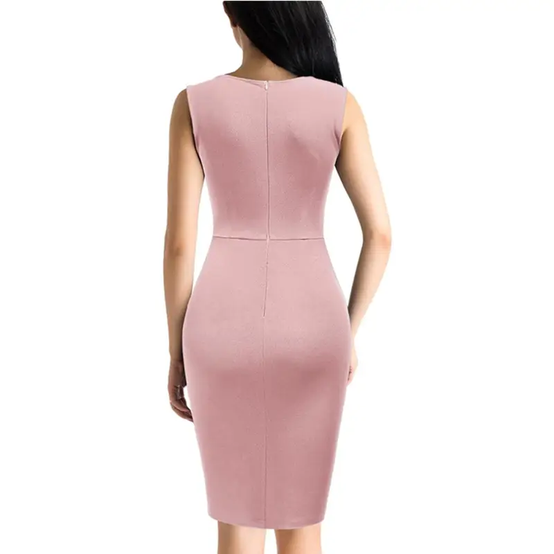 Black Sleeveless Sequin Party Dress for Women — feature 9