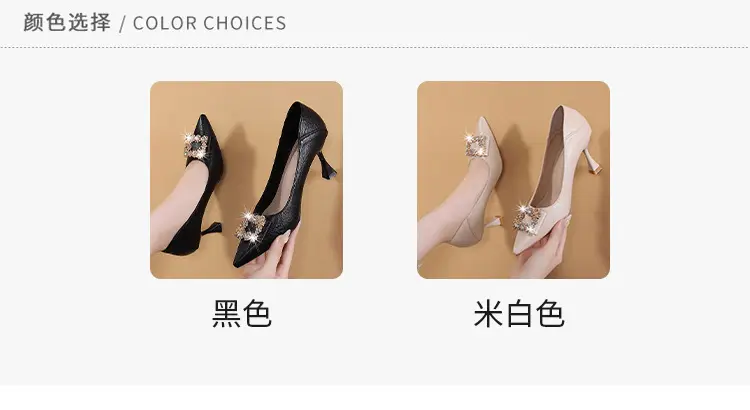 Women Rhinestone Stiletto Heels Spring Autumn New Style — feature 7