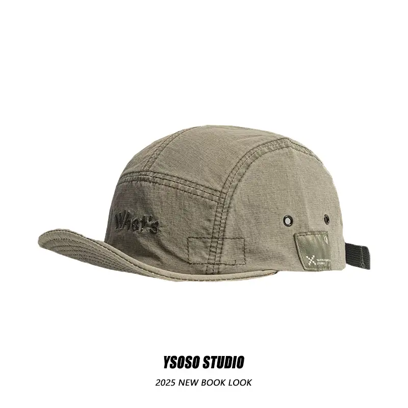 Japanese Style Retro Brim Cap for Men Spring Summer — feature 7