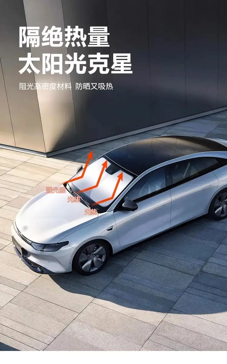 Suitable for Chery Icar03 Fengyun T10/T9 Tiggo 9 Arrizo 8 Front Sun Protection Sunshade and Privacy Car Curtains — feature 3