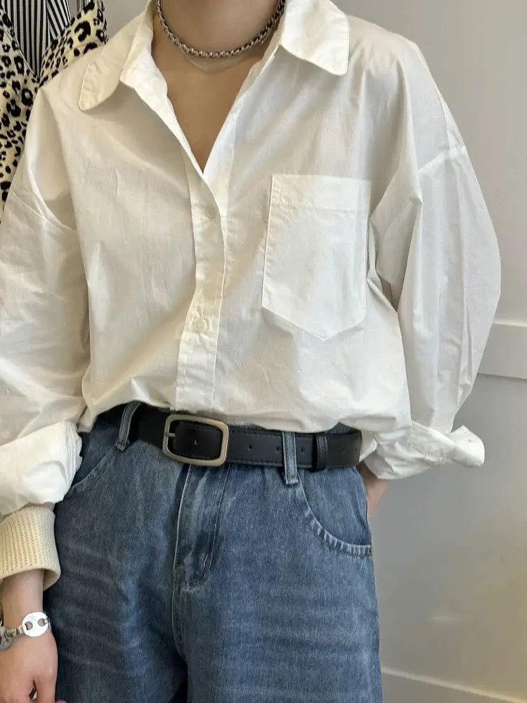 Wide Belt for Men Women Black Buckle Student Jeans — feature 8