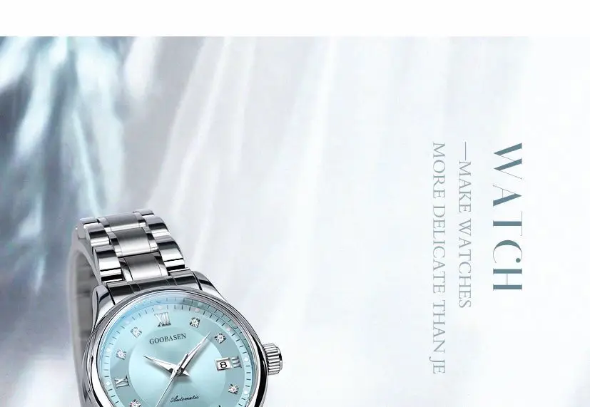 Guberson Women's Stainless Steel Water Resistant Watch — feature 15