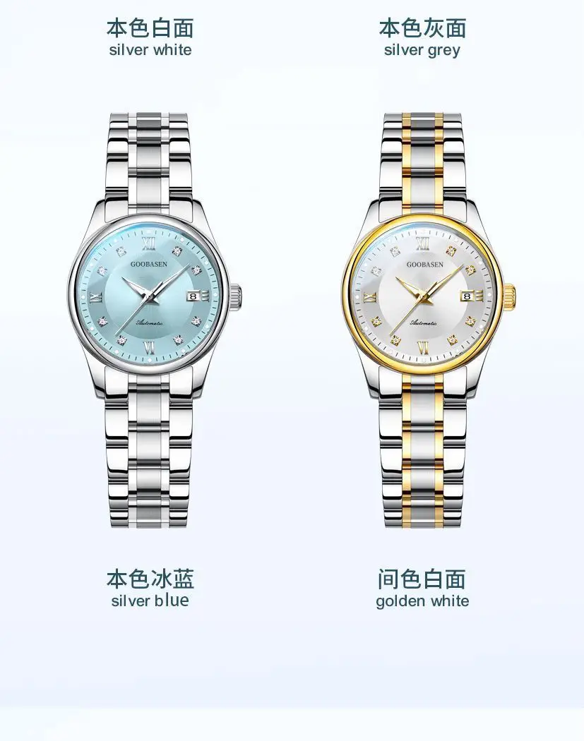 Guberson Women's Stainless Steel Water Resistant Watch — feature 26