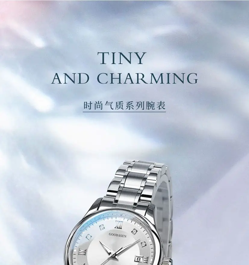 Guberson Women's Stainless Steel Water Resistant Watch — feature 4