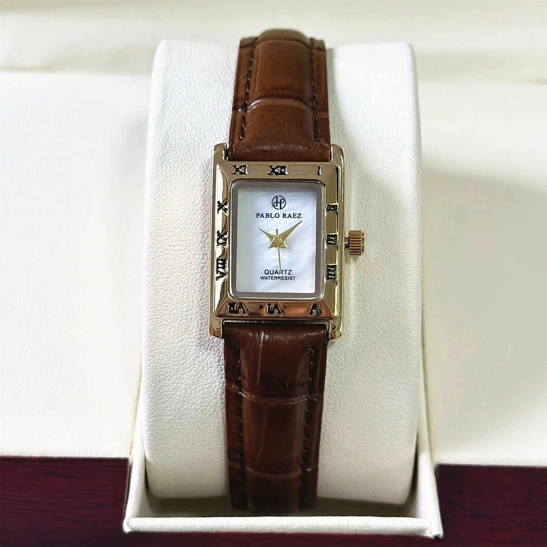 Simple Square Women's Watch Korean Style Quartz Niche Casual Elegant - Image 2