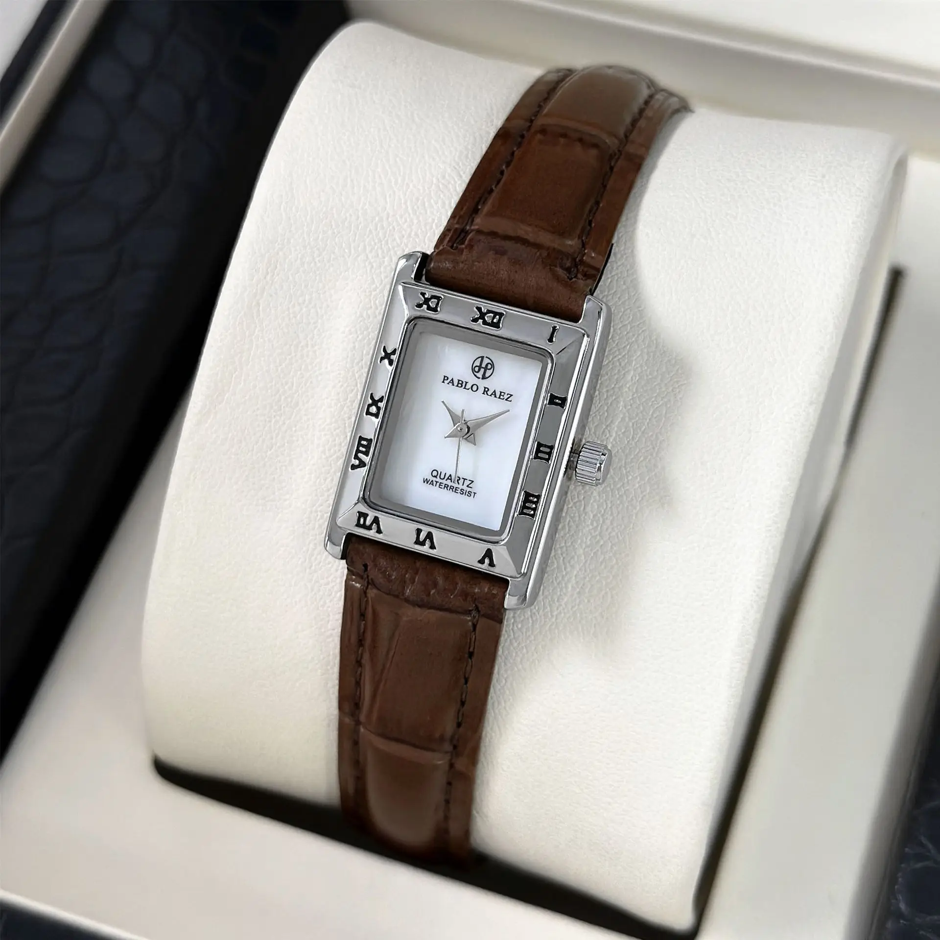 Simple Square Women's Watch Korean Style Quartz Niche Casual Elegant - Image 4