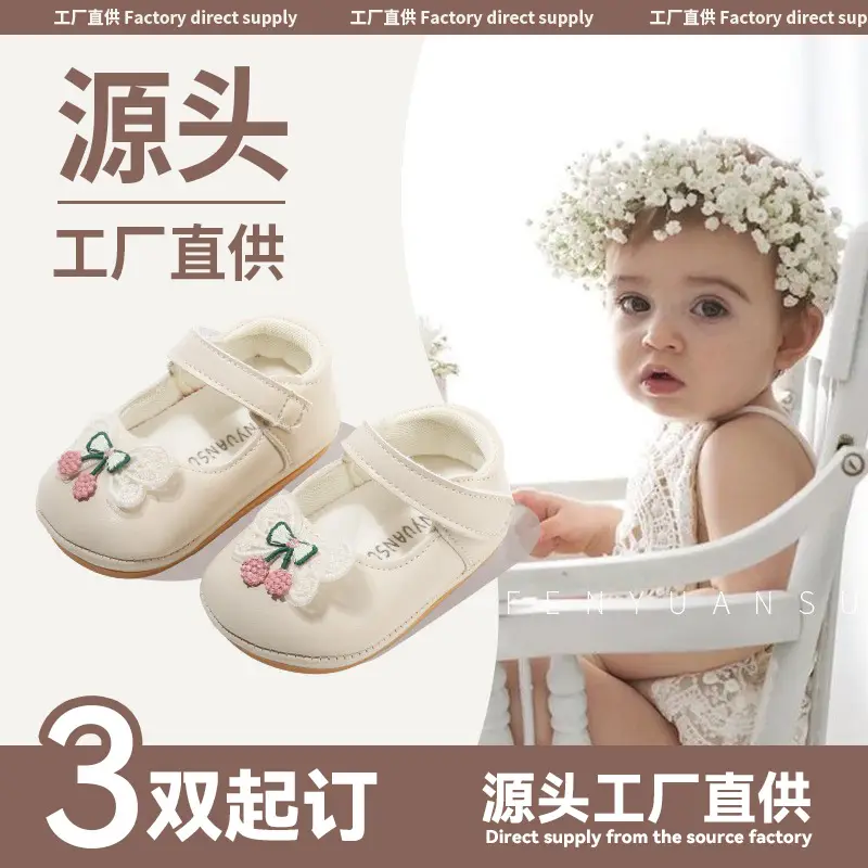 Spring and Autumn Baby Princess Shoes One Year Old Baby Girl Shoes Spring Toddler Shoes Soft Sole 6-12 Months Infant - Image 2