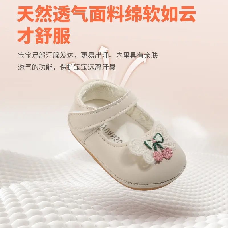 Spring and Autumn Baby Princess Shoes One Year Old Baby Girl Shoes Spring Toddler Shoes Soft Sole 6-12 Months Infant - Image 3