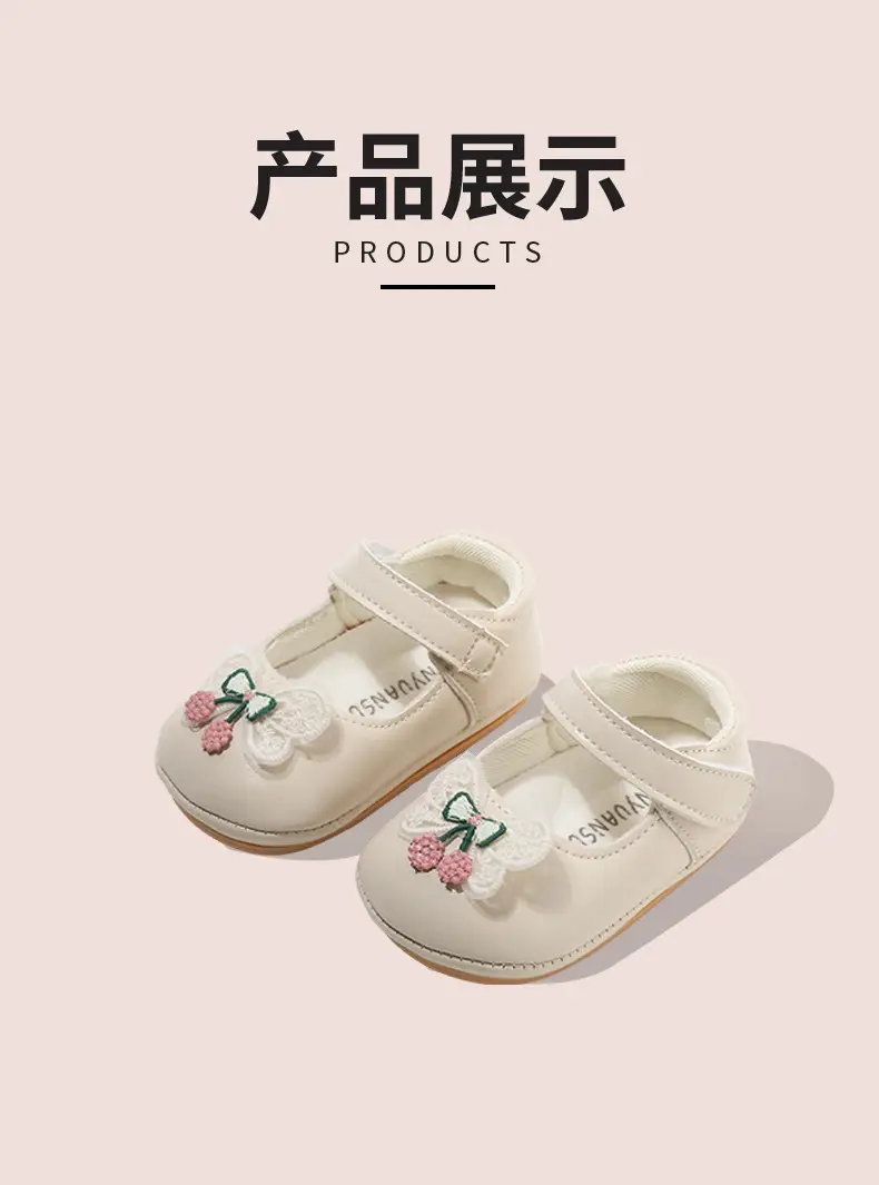 Spring and Autumn Baby Princess Shoes One Year Old Baby Girl Shoes Spring Toddler Shoes Soft Sole 6-12 Months Infant — feature 21