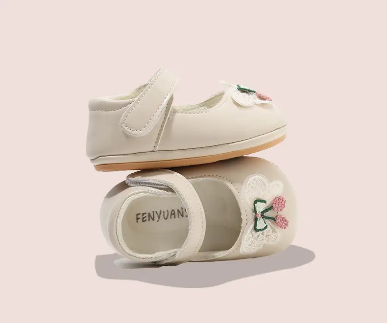 Spring and Autumn Baby Princess Shoes One Year Old Baby Girl Shoes Spring Toddler Shoes Soft Sole 6-12 Months Infant — feature 23