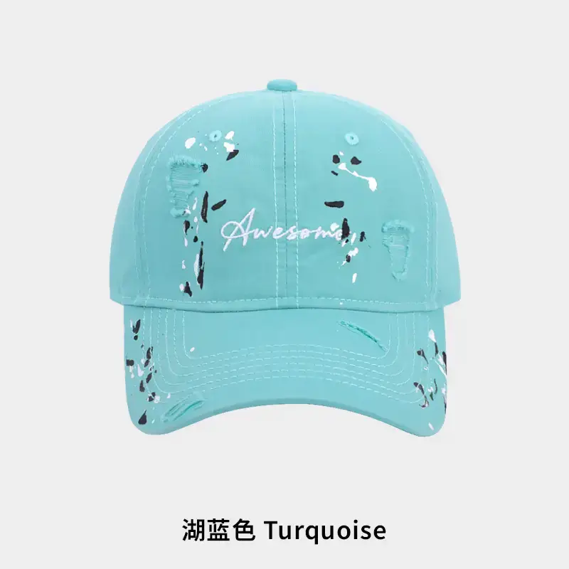 Pink Splash Ink Graffiti Baseball Cap for Women - Image 10