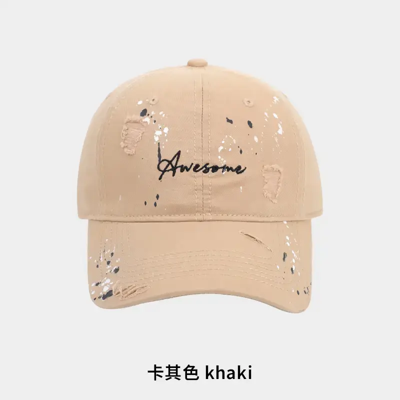 Pink Splash Ink Graffiti Baseball Cap for Women - Image 2