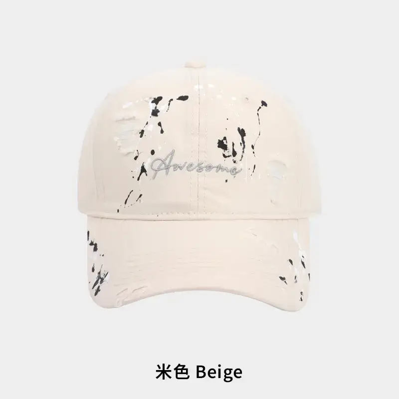 Pink Splash Ink Graffiti Baseball Cap for Women - Image 3