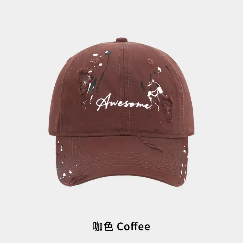 Pink Splash Ink Graffiti Baseball Cap for Women - Image 7