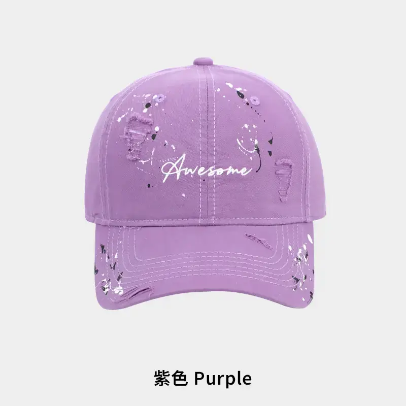 Pink Splash Ink Graffiti Baseball Cap for Women - Image 8