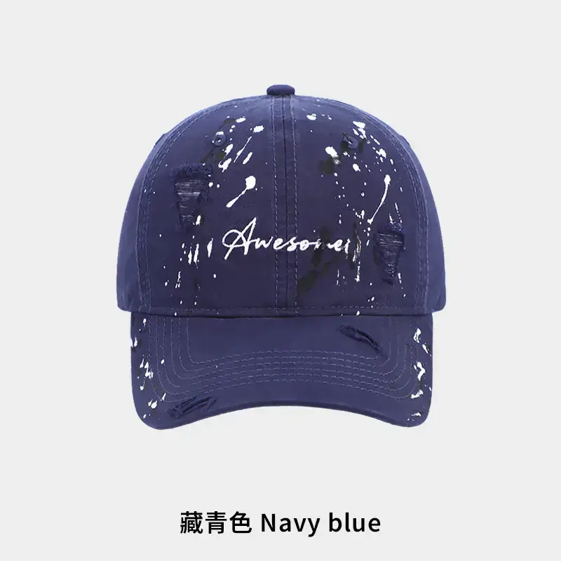 Pink Splash Ink Graffiti Baseball Cap for Women - Image 9