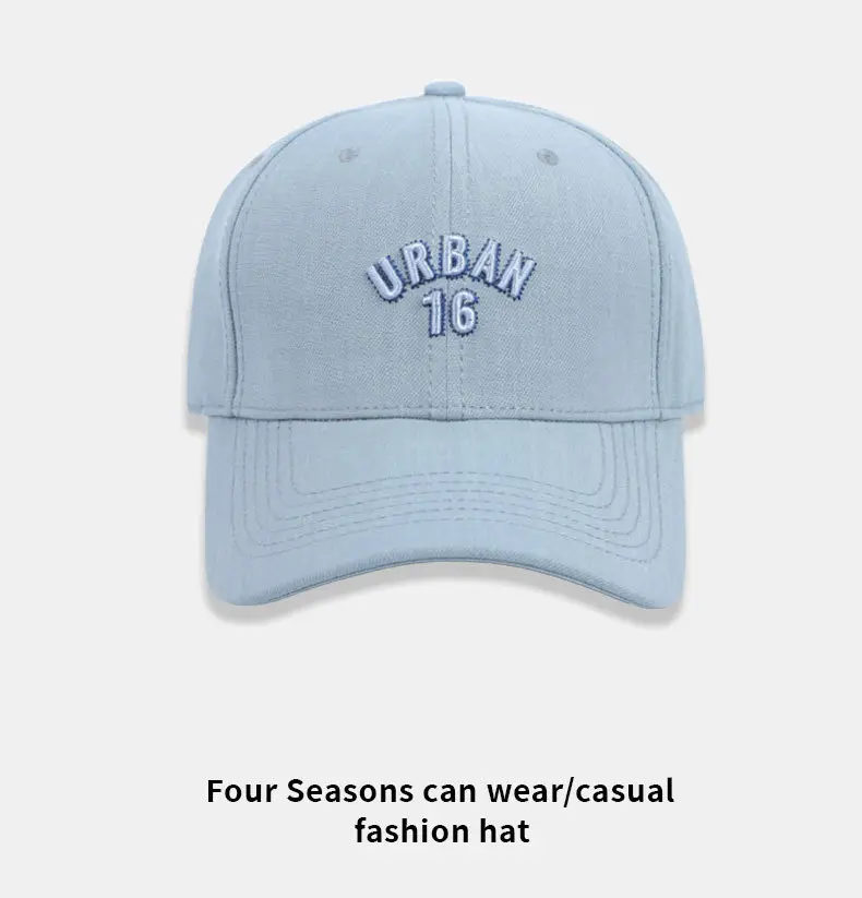 Grey Urban 16 Baseball Cap for Men Women — feature 15