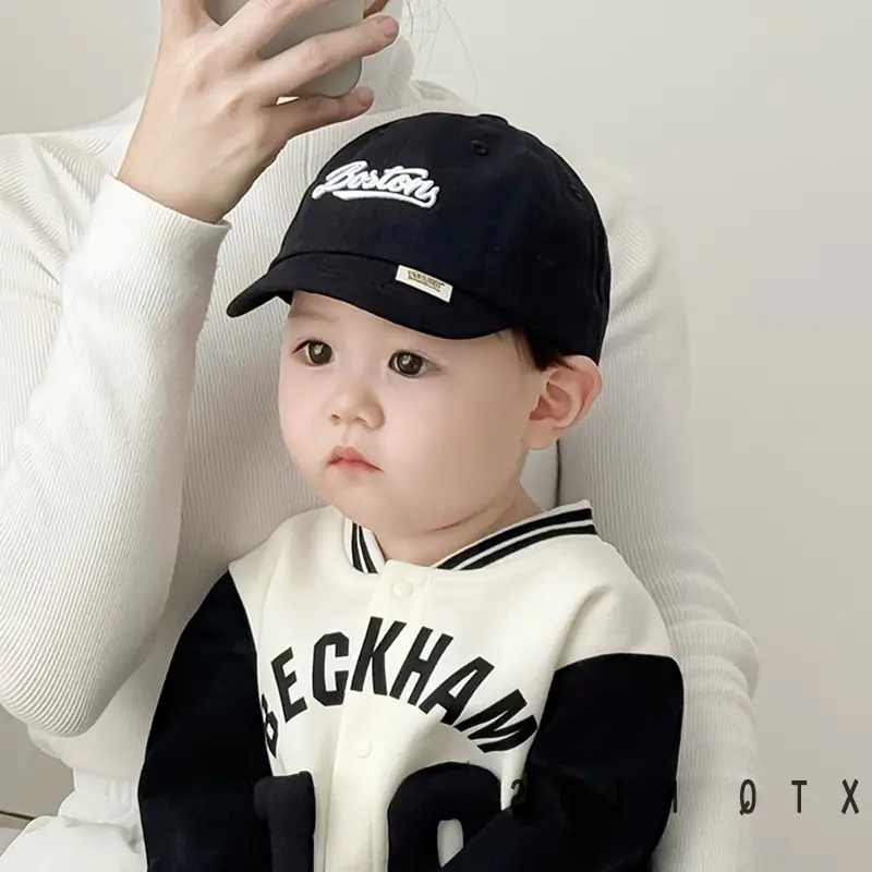 Baby Baseball Cap with "Beckham" Print - Image 9