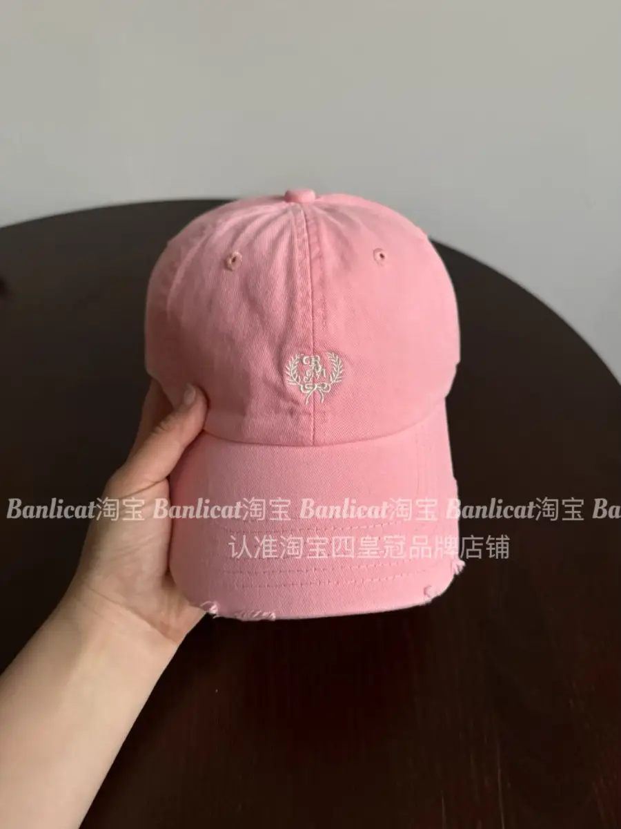 Women Red Embroidered Baseball Cap 2026 Korean Design — feature 16