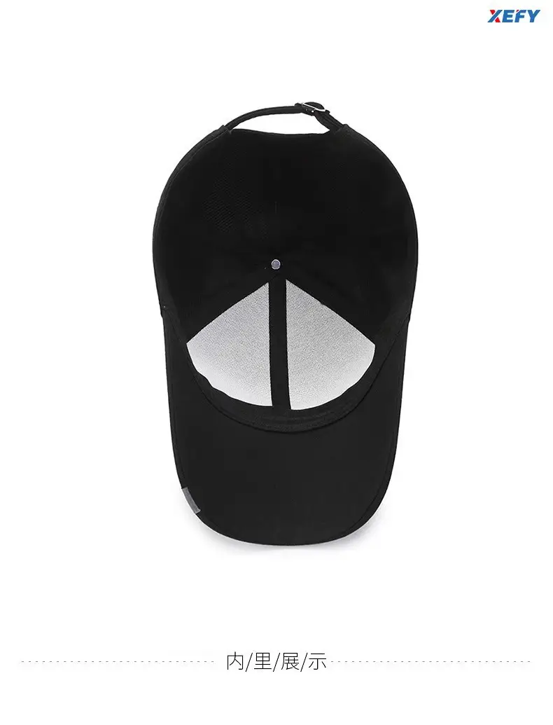 Black Baseball Cap for Men Women Elderly Outdoor Sports — feature 11